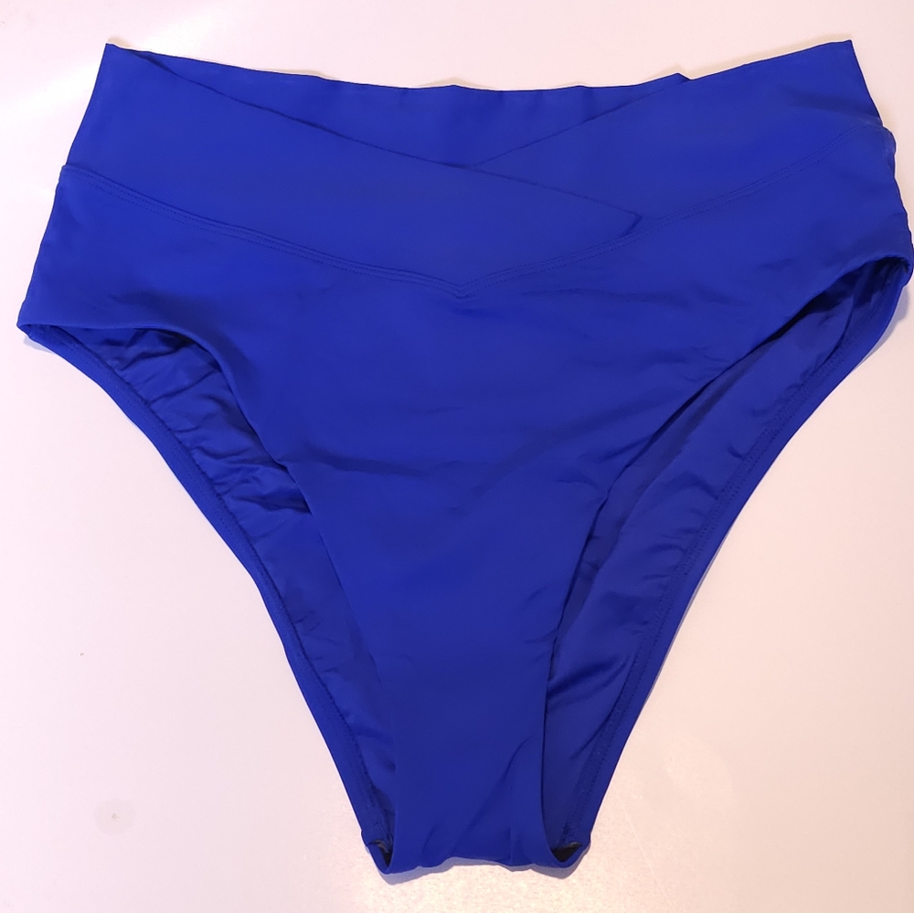 La Blanca High Waisted Bikini Bottoms size 10